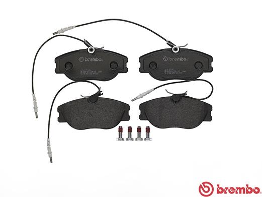 A.B.S. P 23 061 BREMBO Bremsbelagsatz, Scheibenbremse